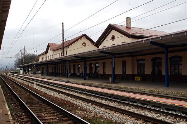 При столкновении локомотива с поездом в Словакии пострадали 50 человек