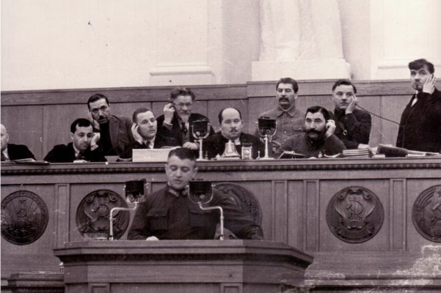 Выступление М.Н. Тухачевского на VII Всесоюзном Съезде Советов. 30 января 1935 г.