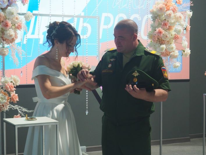 Заключение брака в историческом парке «Россия – Моя история».
