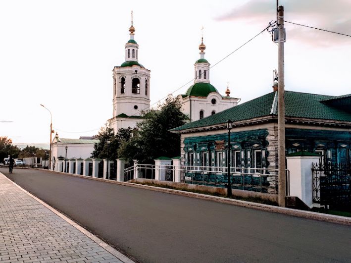 Мы пришли. Левый берег Туры. Вознесенско-Георгиевская церковь на ул. Береговой.