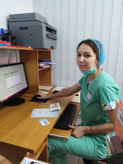 Ксения Куличенко, медсестра Шпаковской районной больницы.