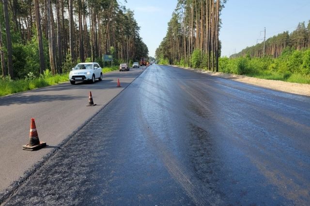 Около 7 км дороги заасфальтировали на Северо-западном обходе Брянска