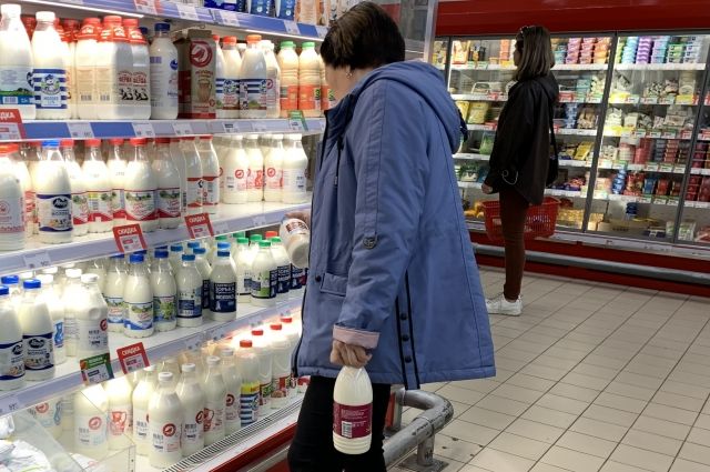 Оренбуржцы обнаружили молоко в непривычной упаковке