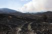 Последствия лесного пожара в испанском городе Беласкоайн
