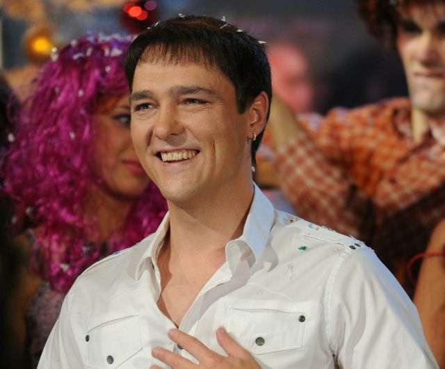 Юрий Шатунов на съёмках телевизионного фестиваля «Песня года-2011»