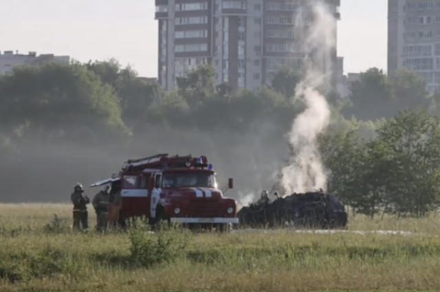СМИ: причиной крушения самолета в Рязани стал пожар в двигателе