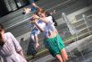Жители города отдыхают у фонтанов в парке «Музеон»