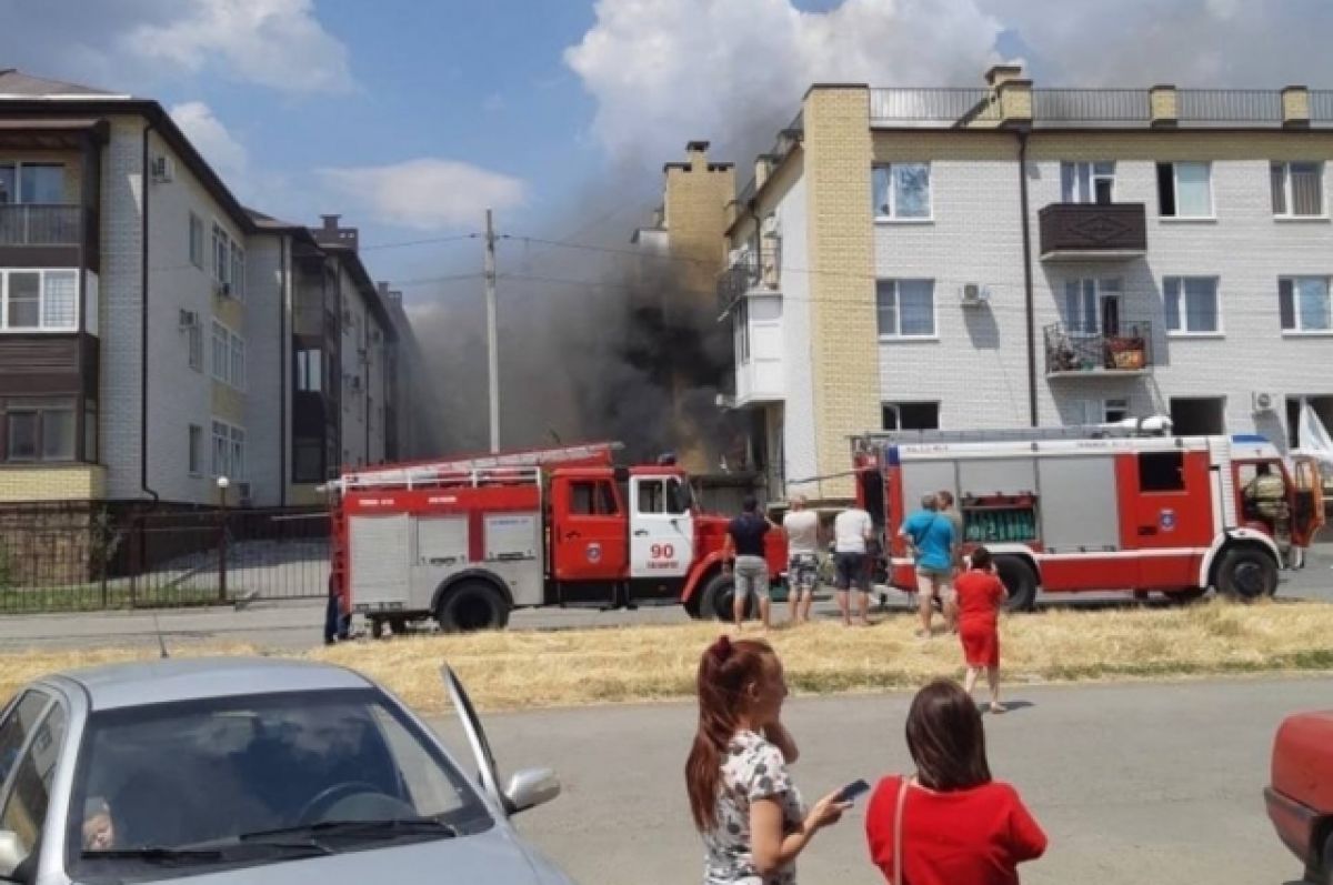 На месте пожара в Таганроге обнаружен труп