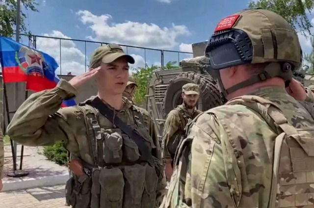Вручение государственных наград военнослужащим ВС РФ