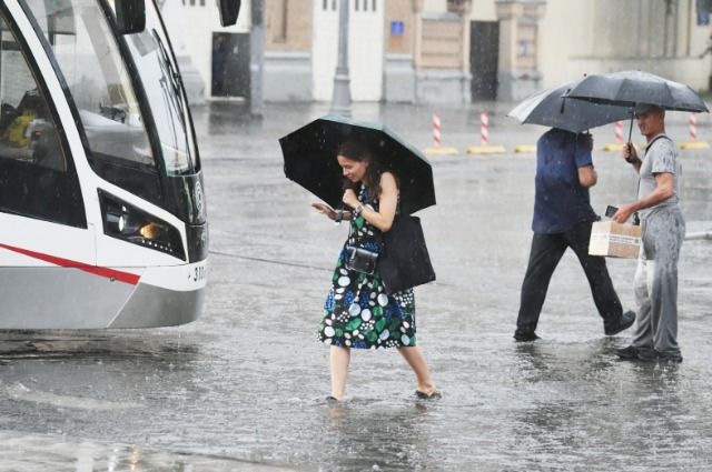 Ливень в Москве