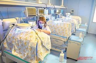 В педиатрическом блоке выхаживают новорождённых, здоровье которых требует особого внимания врачей.
