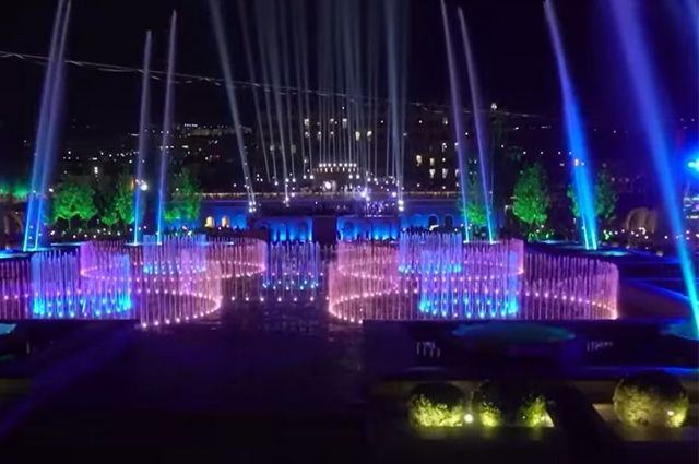 Самый большой в России мультимедийный фонтан в Дагестане
