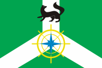 Современный флаг Киренского района разработан на основе его герба.