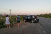 На Беляевском шоссе столкнулись два автомобиля