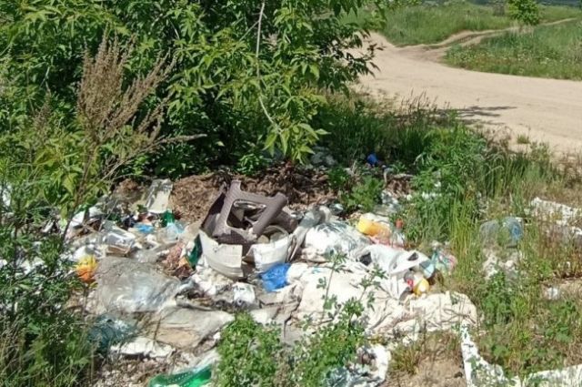 Мусор, который не вывезли из СНТ, со временем скапливается на несанкционированной свалке.