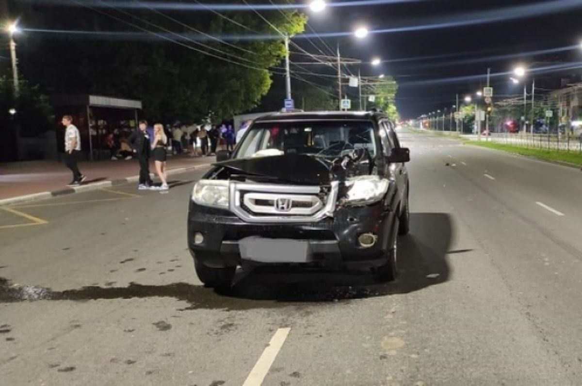 Хонда насмерть сбила пешехода в Брянске ночью 25 июля
