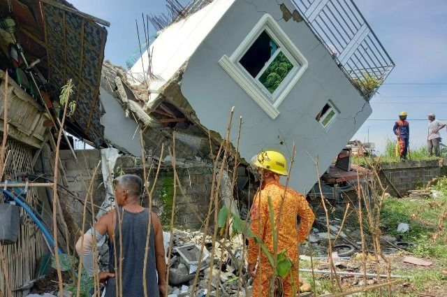Последствия землетрясения на Филиппинах