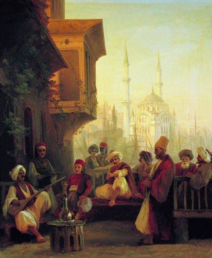 «Восточная сцена.Турецкая кофейня» (1846)