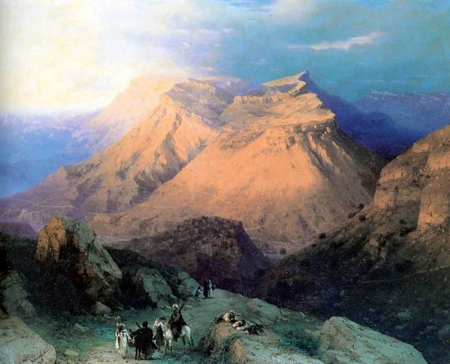 «Аул Гуниб в Дагестане» (1868)