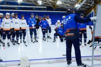 Хоккеисты иркутской «Байкал-Энергии» впервые вышли на лед после тренировочных сборов, которые проходили в Казахстане.