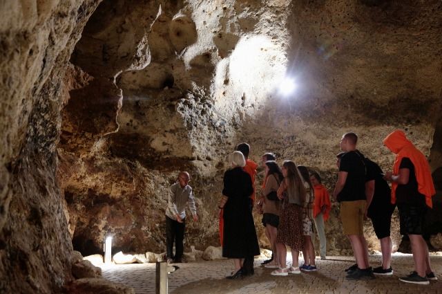 Открытие пещеры «Таврида» для посетителей в Крыму