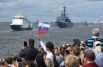 В Санкт-Петербурге прошла генеральная репетиция Главного военно-морского парада ко Дню ВМФ