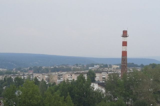 В разных районах Кизела 31 июля наблюдается дымка.