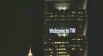 Приветственная надпись для Нэнси Пелоси на небоскрёбе World Trade Center в Тайбэе