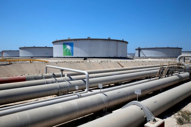 Нефтяной терминал Saudi Aramco.