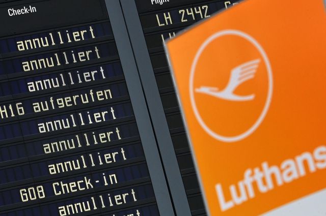 Авиакомпания Lufthansa поднимет зарплату 20 тысячам работников