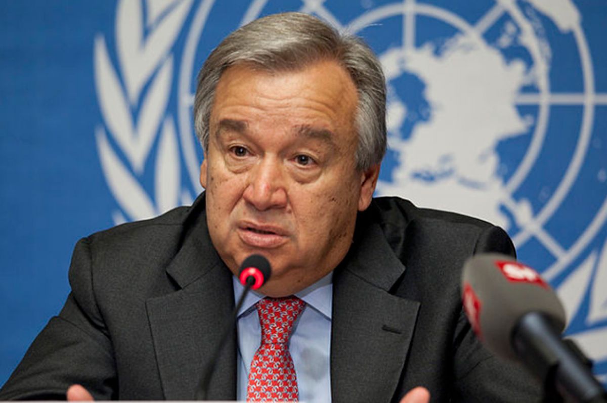 Генсек ООН призвал соблюдать режим прекращения огня в Газе