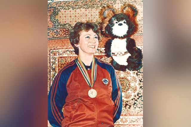 Чемпионка московской Олимпиады 1980 года Татьяна Гойшик.