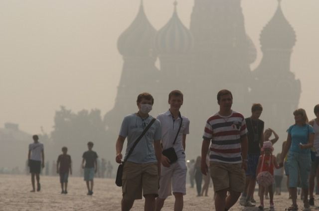 Аномальная жара в Москве в разные годы