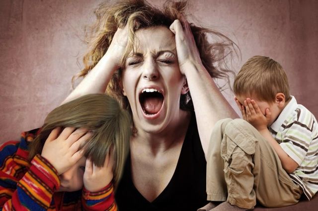 Если женщина не умеет снимать стресс, негатив выльется на детей.