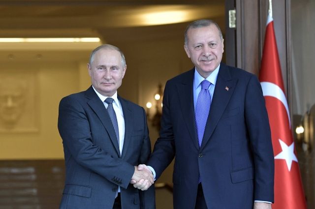 Владимир Путин и Реджеп Эрдоган.