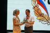 ЗТР по баскетболу Галия Бараненко и первый зампред регионального правительства Олег Ягов.