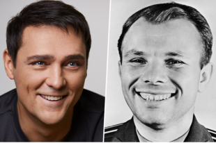 Юрий Шатунов и Юрий Гагарин.