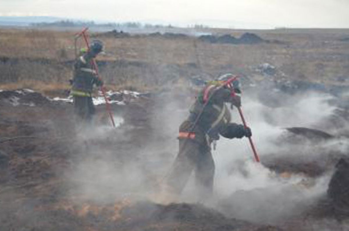 Во Владимирской области сократилось число очагов возгорания торфяников