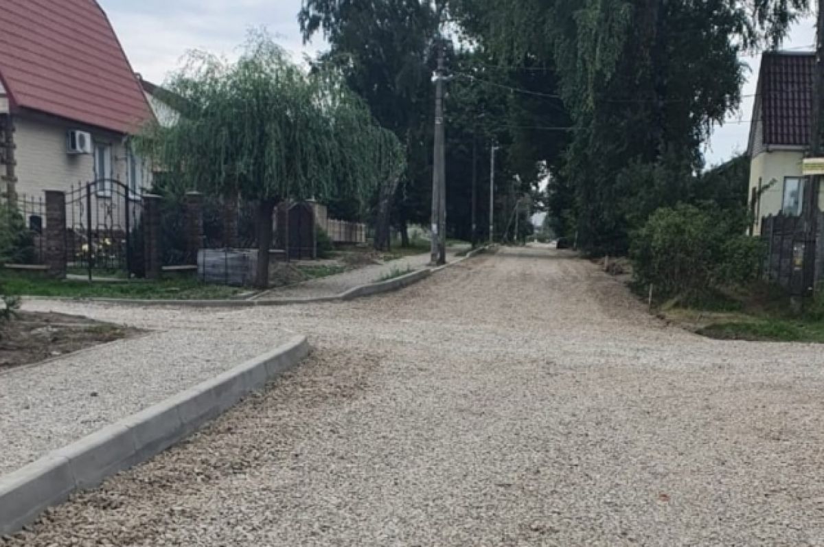 Частный сектор на улице Тельмана в Брянске подготовили к асфальтированию