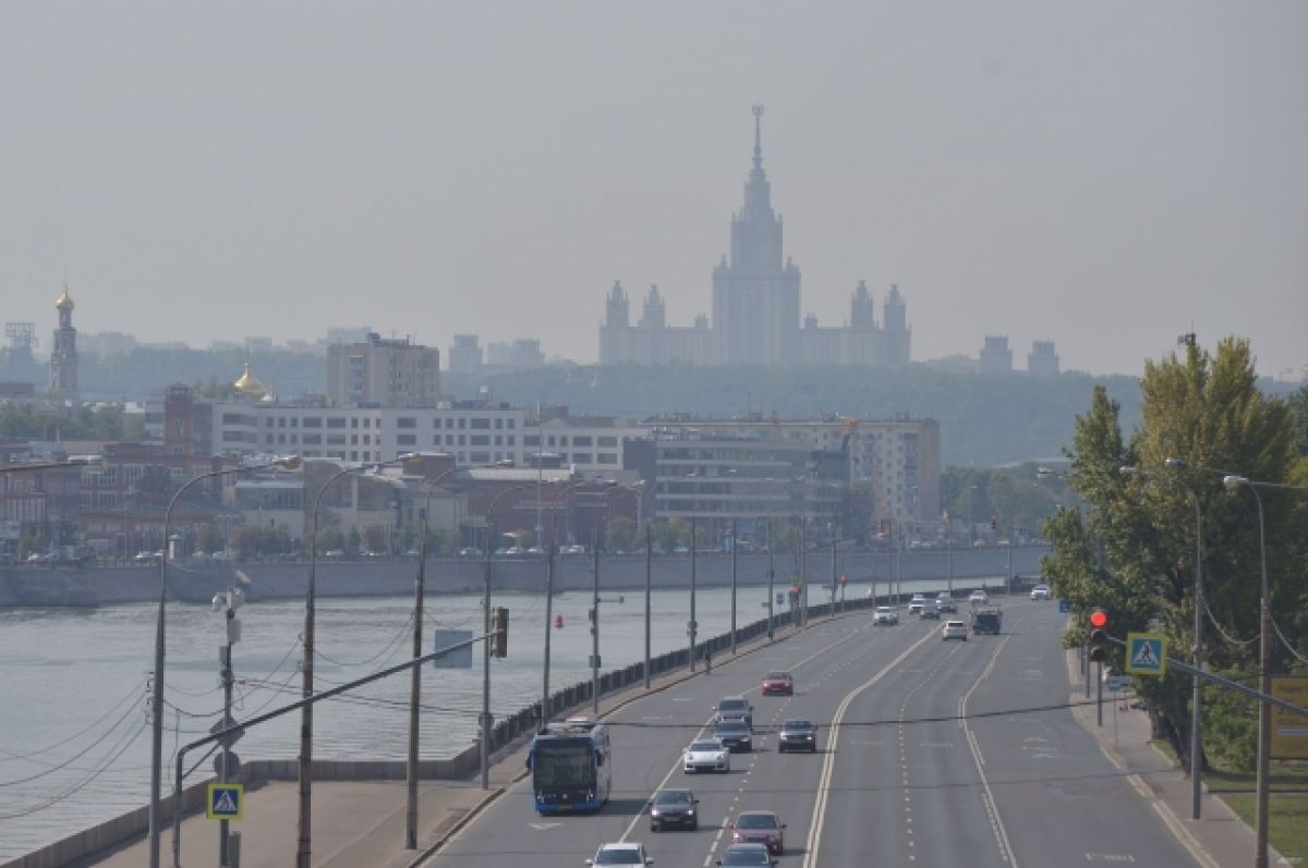 Состояние воздуха в Москве после дымки находится в пределах нормы