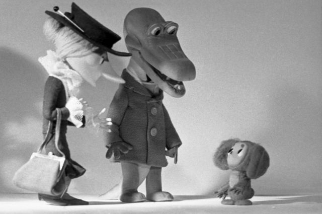 Персонажи мультфильма «Крокодил Гена и Чебурашка», 1974 г.