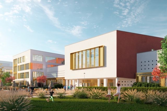 Одна из школ, которая будет достроена в Екатеринбурге уже в следующем году, – «губернаторский» лицей в микрорайоне Солнечный.