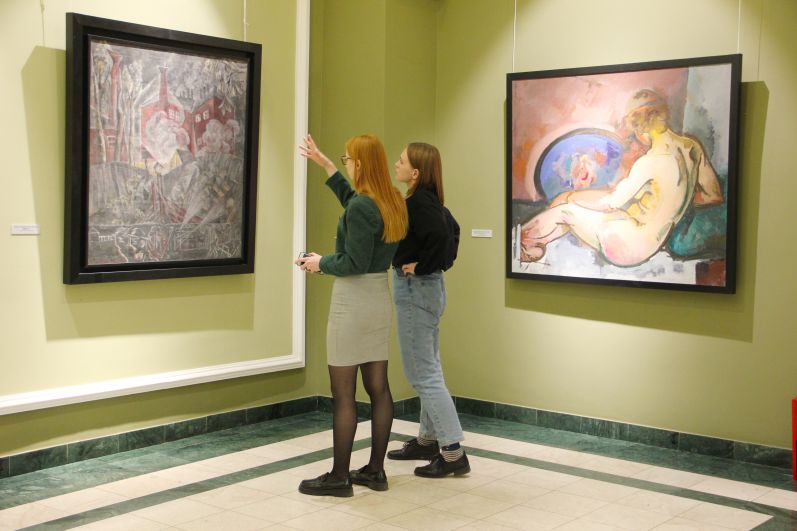 Выставка «Бубновый валет» открылась в Галерее Сибирского искусства.