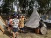 В этом году фестиваль проходил не в лесу, а в центре села Золотарёвка из-за противопожарного режима. 