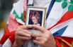 Памятные мероприятия возле Кенсингтонского дворца в Лондоне в 25-ю годовщину со дня гибели принцессы Дианы