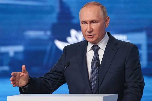 Владимир Путин. Восточный экономический форум-2022.