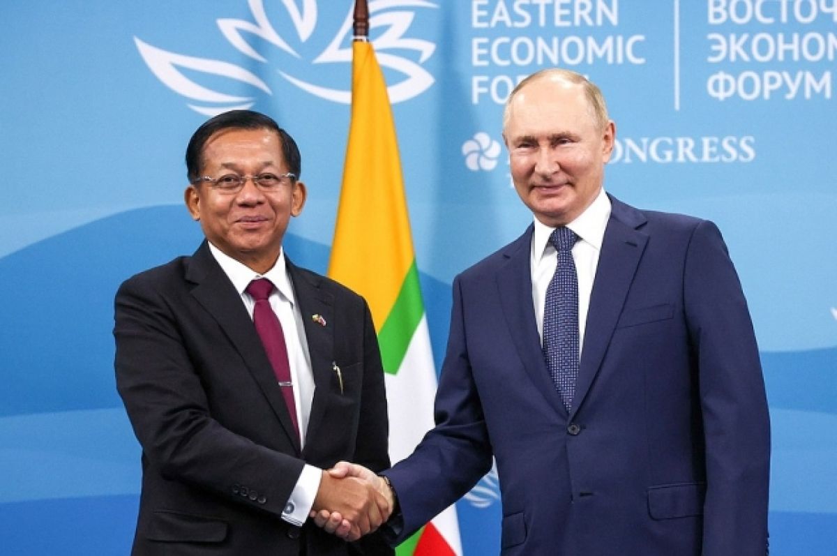 Премьер Мьянмы назвал Путина «лидером мира»