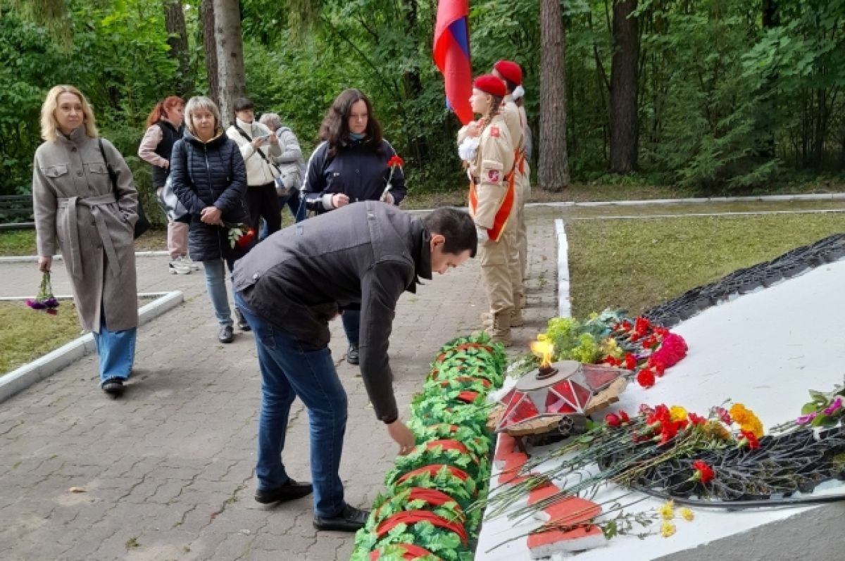 На Стоянке Виноградова в Брянской области прошел памятный митинг