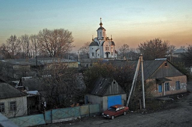 Посёлок городского типа Еленовка в Волновахском районе Донецкой народной республике.