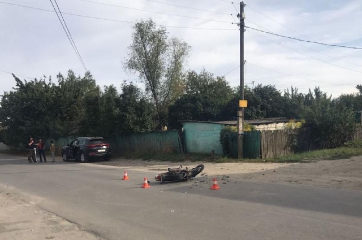15-летний подросток на мотоцикле пострадал в ДТП в Ростовской области
